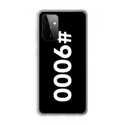 #9000: Samsung Galaxy A72 Transparant Hoesje
