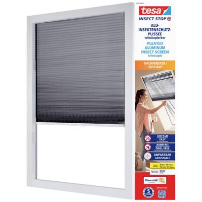 tesa Insect Stop 55804-00000-00 Aluminium insectenhor plissé (b x h) 1.14 m x 1.60 m Antraciet 1 stuk(s)