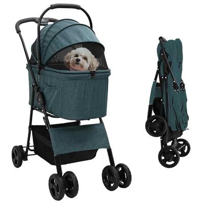Opvouwbare Huisdierenwagen Groen 81 x 47 x 99 cm Oxford stof