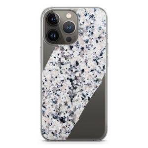 Gespikkelde marmer: iPhone 13 Pro Transparant Hoesje