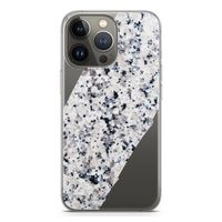 Gespikkelde marmer: iPhone 13 Pro Transparant Hoesje