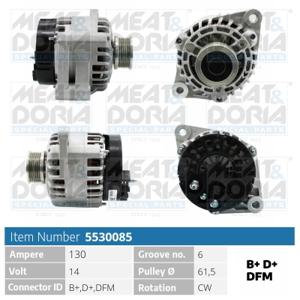 Meat Doria Alternator/Dynamo 5530085