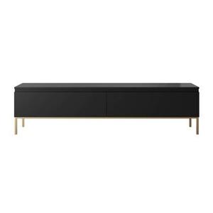 NADUVI Collection Kate Tv-Meubel - B 175 cm - Zwart / Goud