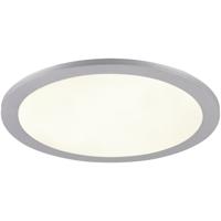 LED Plafondlamp Natuurlijk Wit 4000K - 16W - Rond Mat Titaan Kunststof