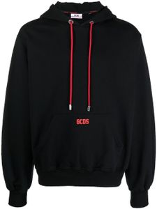 GCDS hoodie à logo imprimé - Noir