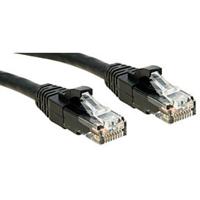 LINDY 45432 RJ45 Netwerkkabel, patchkabel CAT 6 U/UTP 1.00 m Zwart Snagless 1 stuk(s) - thumbnail