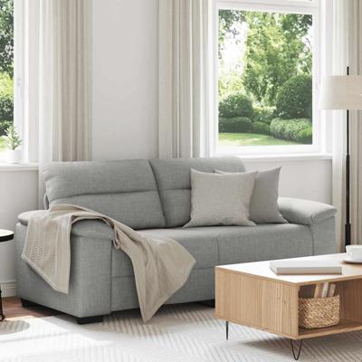 2-zitsbank Wolkengrijs 140 cm Stof