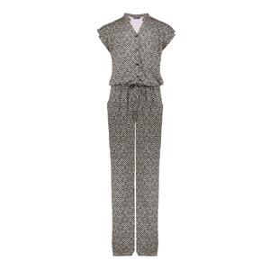 Geisha zomer jumpsuit meisjes - AOP - zwart / off wit