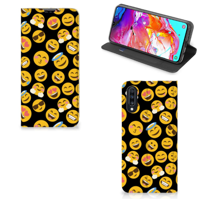 Samsung Galaxy A70 | Hoesje met Magneet | Emoji