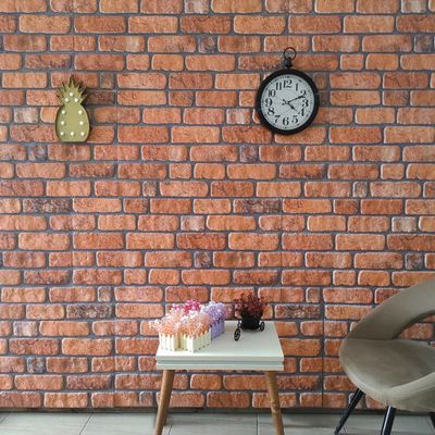 VidaXL 10 st wandpanelen 3d terracottakleurige baksteen eps