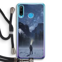 Wanderlust: Huawei P30 Lite Transparant Hoesje met koord