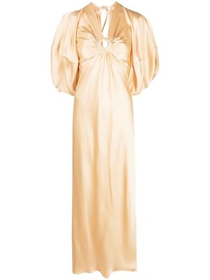 Stella McCartney robe à col v - Tons neutres