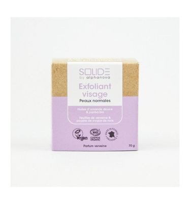 Exfoliating bar bio almond jojoba scrub