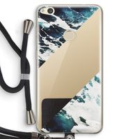 Golven: Huawei Ascend P8 Lite (2017) Transparant Hoesje met koord