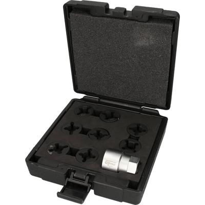 KS Tools 460.5480 Set wielbouten met schroefdraad voor NFZ, 9-delig
