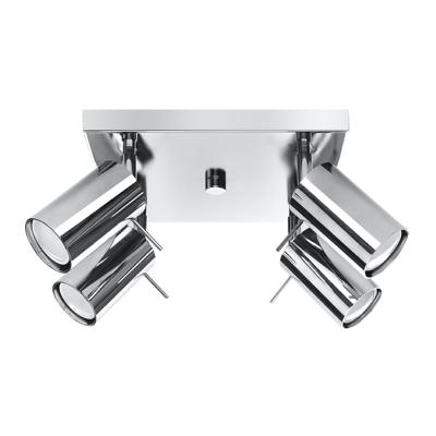 Plafondlamp RING 4 chroom