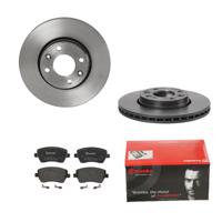 Remmenset, remschijf BREMBO, Remschijftype: Binnen geventileerd, Inbouwplaats: Vooras, u.a. für Renault, Dacia, Mercedes-Benz, Lada - thumbnail