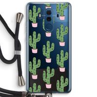 Cactus Lover: Huawei Mate 10 Pro Transparant Hoesje met koord