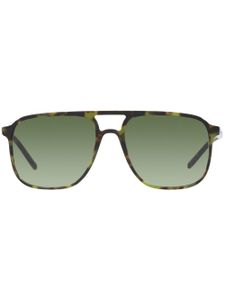 Dolce & Gabbana Eyewear lunettes de soleil à monture pilote - Vert
