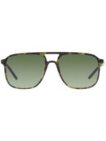 Dolce & Gabbana Eyewear lunettes de soleil à monture pilote - Vert