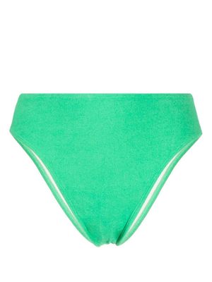 Faithfull the Brand bas de bikini Chania à taille haute - Vert