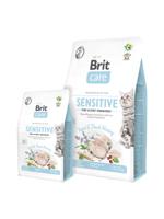 Brit Care Cat Grain-Free Sensitive 7 kg droogvoer voor kat Volwassen Appel, Kamille, Coconut, Cranberry, Haring, Insect, Lever, Balletje