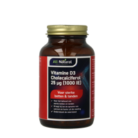 All Natural Vitamine D3 25mcg 300 Capsules