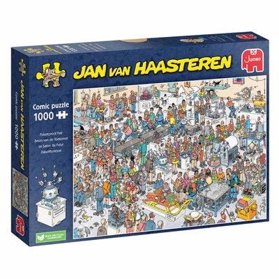 Jan Van Haasteren legpuzzel - beurs van de toekomst, 1000st.