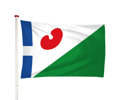 Vlag Tjerkwerd - Tsjerkwert (fr)