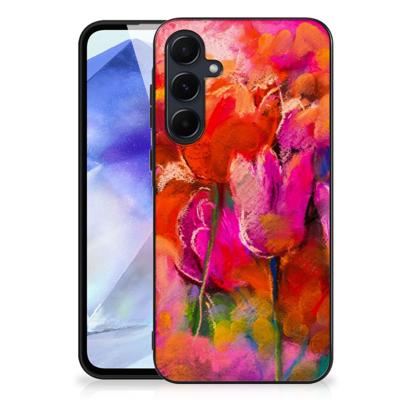 Kleurrijke Telefoonhoesje Samsung Galaxy A55 Tulips