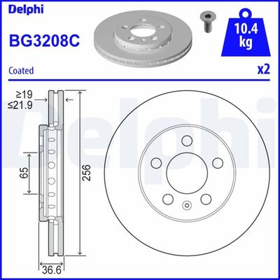 Remschijf BG3208C