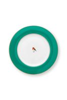 Pip Studio Love Birds Gebaksbord Groen 17cm