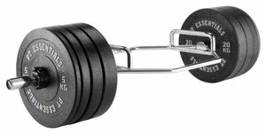 PTessentials DEADLIFT Hi Temp Bumperplate Set met Hex Bar Black