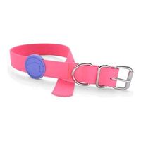 Morso Halsband hond waterproof gerecycled passion pink roze - thumbnail