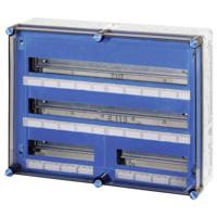 Hensel 20001320 Mi 1683 Kleine verdeelkast Opbouw (op muur) Aantal groepen: 80 Aantal rijen: 3 Inhoud: 1 stuk(s)