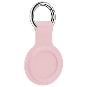 Lunso - Houder met sleutelhanger - Apple Airtags - Lichtroze