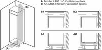 Siemens iQ100 KI42LNSE0 combi-koelkast Ingebouwd E Wit - thumbnail