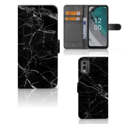 Nokia C32 | Bookcase | Marmer Zwart - Origineel Cadeau Vader