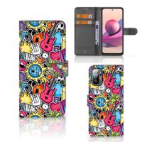 Xiaomi Redmi Note 10/10T 5G | Poco M3 Pro | Wallet Case | met Pasjes | Punk Rock
