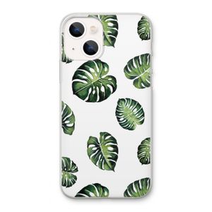 Tropische bladeren: iPhone 13 Transparant Hoesje