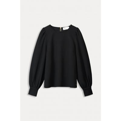Pom Amsterdam - Zwart | Dames | Blouse | Zwart | 42 | regular | Kamst mode