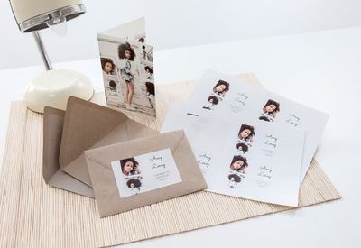 Afzender adresstickers - Set van 16