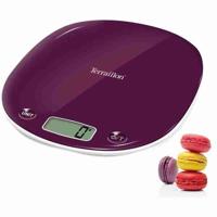 Elektronische keukenweegschaal - TERRAILLON - MACARON Plum - Capaciteit 5 Kg - Elegant ontwerp