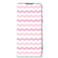 OnePlus Nord 2T Hoesje met Magneet Waves Roze