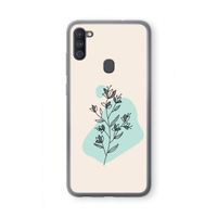 Violets are blue: Samsung Galaxy A11 Transparant Hoesje Violets are blue: Samsung Galaxy A11 Transparant Hoesje