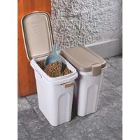 KERBL - Container - Huisdiervoer - Bruin/wit - 15l