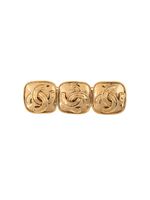 CHANEL Pre-Owned broche à Triple CC - Or