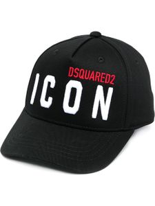 DSQUARED2 KIDS casquette à logo brodé - Noir