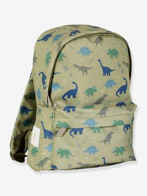 Kleine rugzak voor jongen DINOS A Little Lovely Company kaki