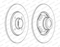 Remschijf DDF752C - thumbnail